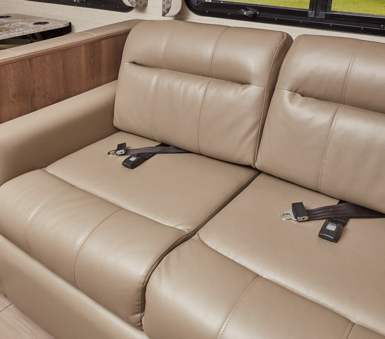 saftey belts on all seats