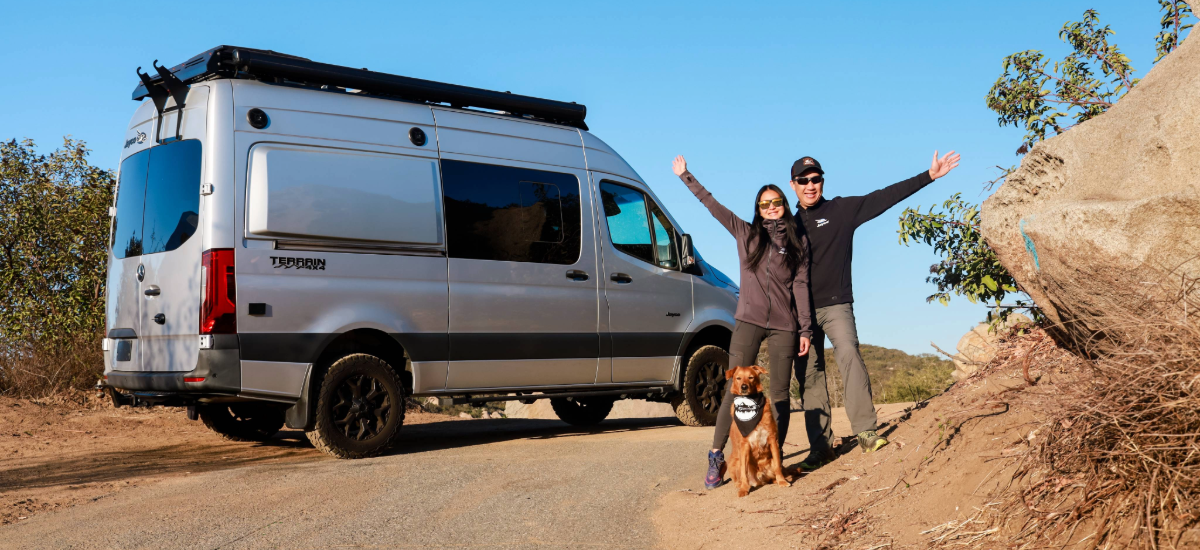 Chance_the_mini_golden: A Jayco Family of Companies Pathfinder Embracing the RV Lifestyle