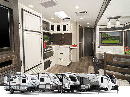 travel trailer white interior