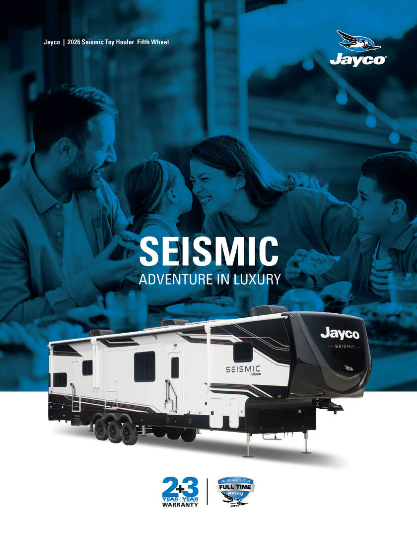 2026 Seismic Toy Hauler Fifth Wheel 