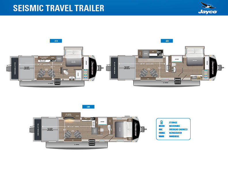 2027 Seismic Travel Trailer Toy Hauler Flyer