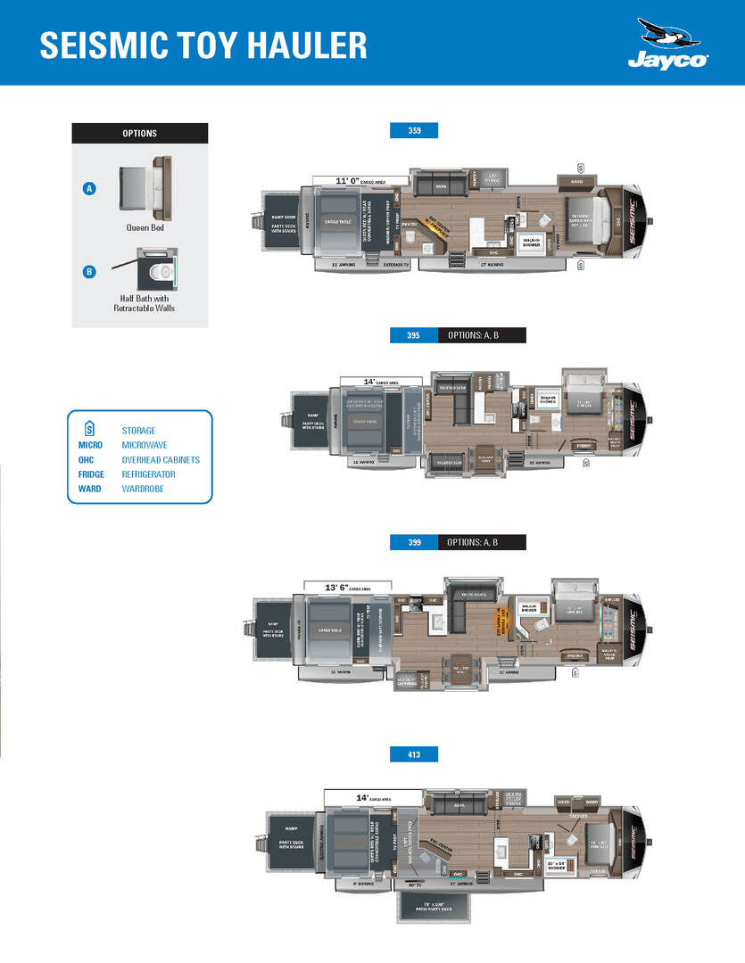 2026 Seismic Fifth Wheel Toy Hauler 