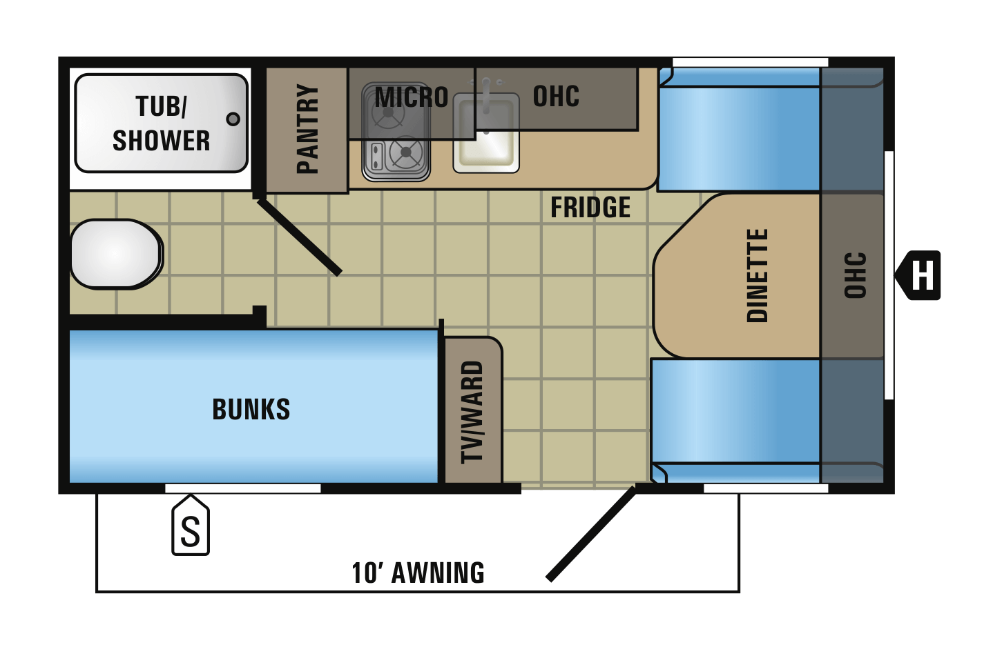 jayco rv travel trailer floor plans