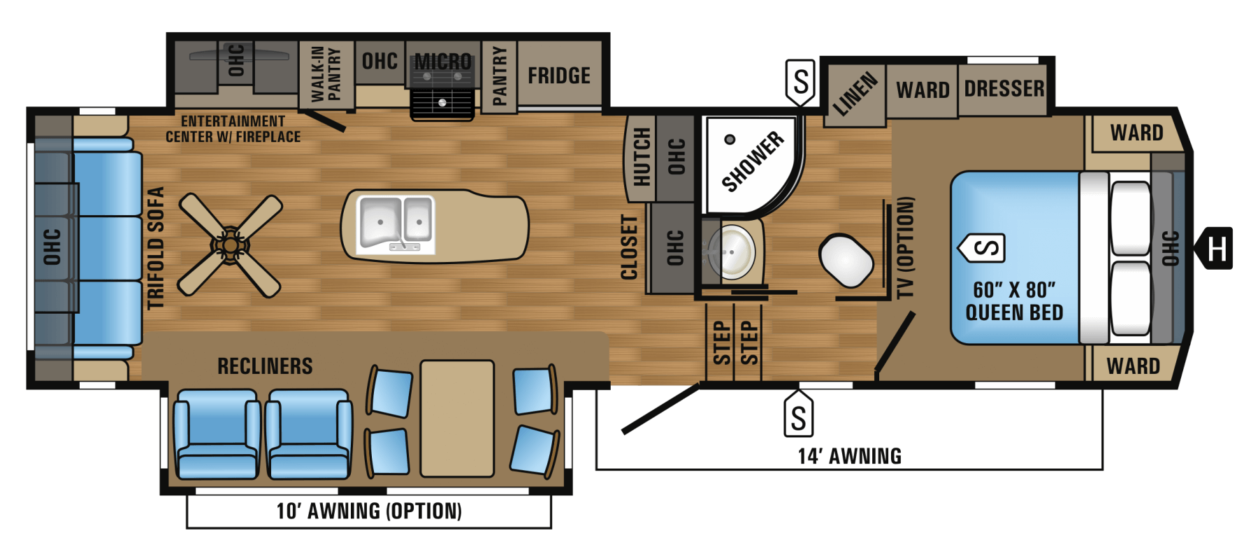 floor plans for jayco 5th wheels