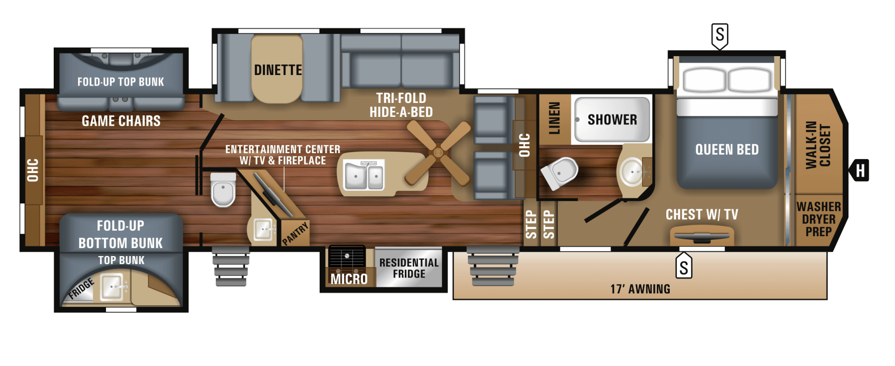 2018 North Point Luxury Fifth Wheel