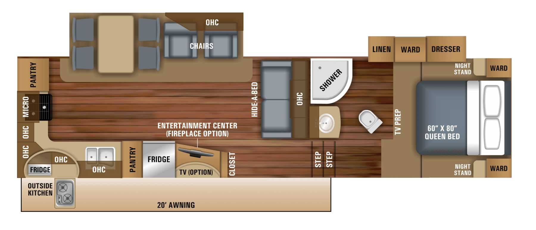 2018 Eagle Ht Fifth Wheel Floorplans