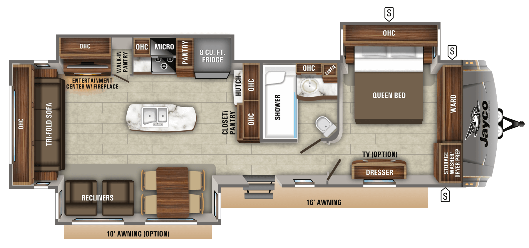 2019 Eagle Travel Trailers - 330RSTS | Jayco, Inc