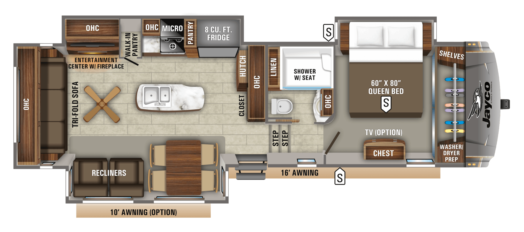 Eagle Fifth Wheel Floorplans