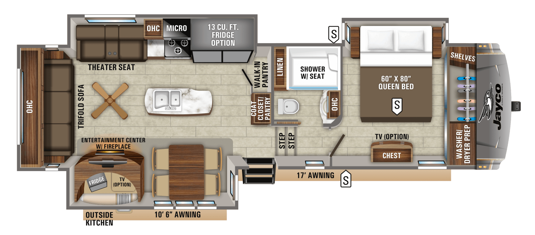 Jayco Designer Fifth Wheel Floor Plans Viewfloor.co