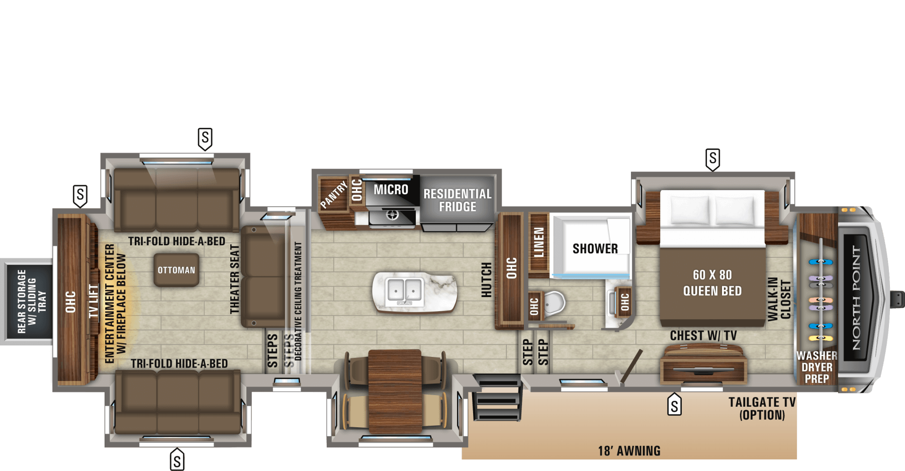 2018 Jayco North Point Floor Plans / New Or Used Jayco