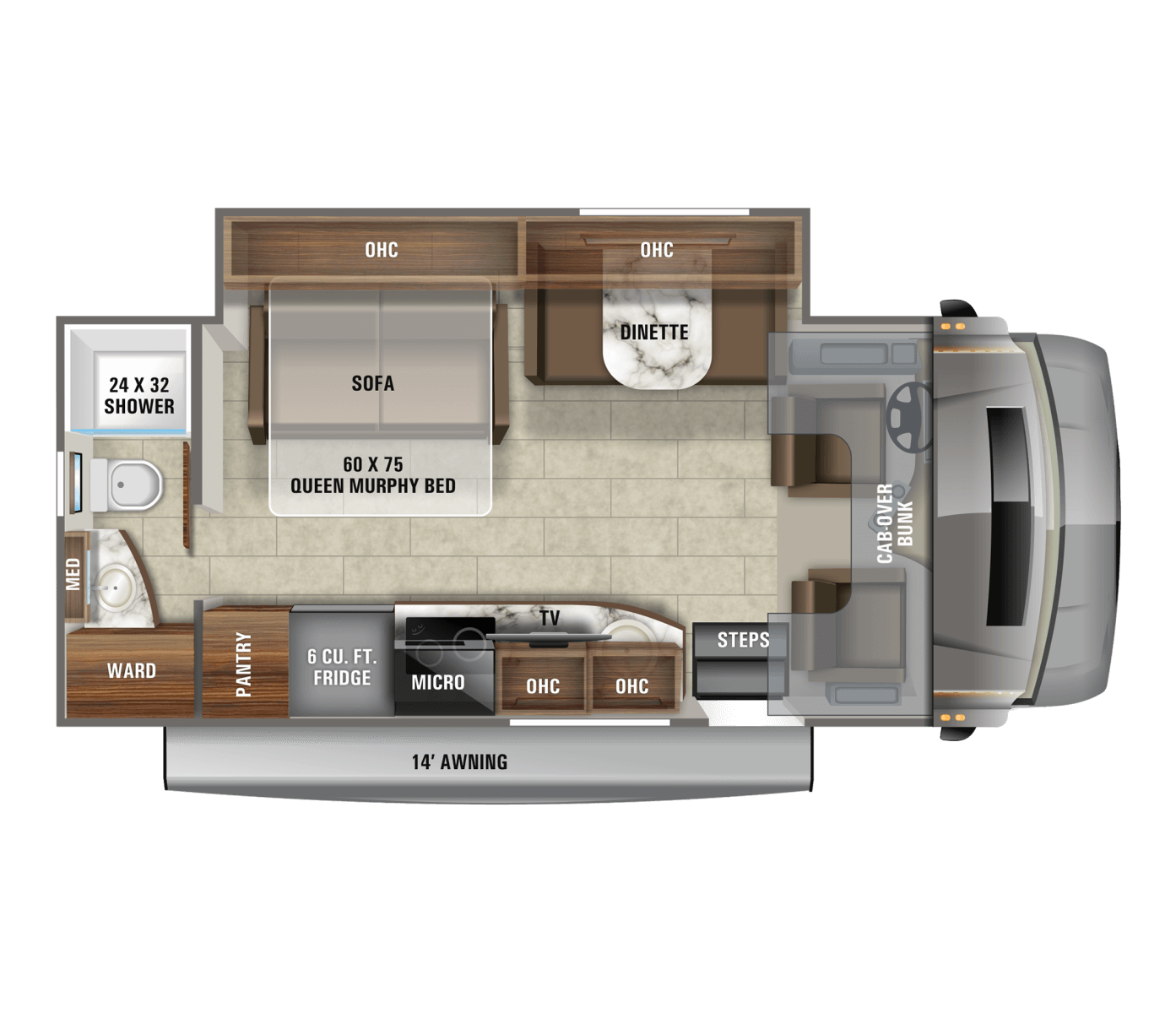 24 Ft 25 Foot Class C Rv Floor Plans 19 Reasons To Choose A Class C