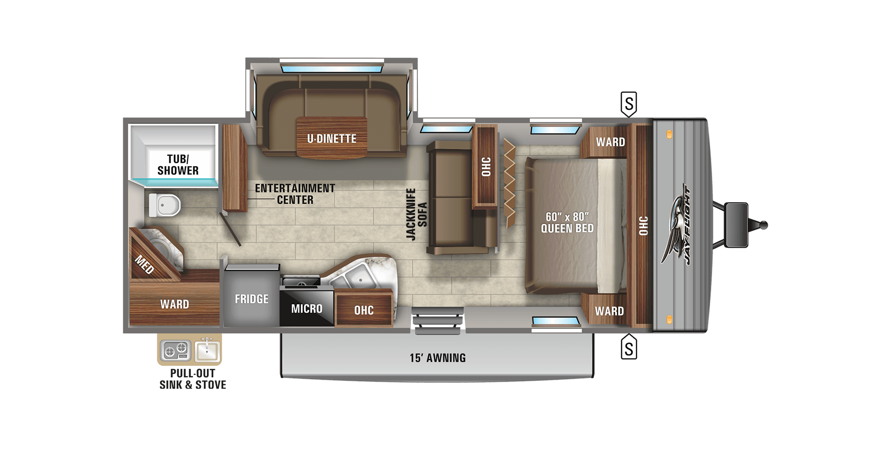 2021 Jay Flight Best Selling Travel Trailer Floorplans