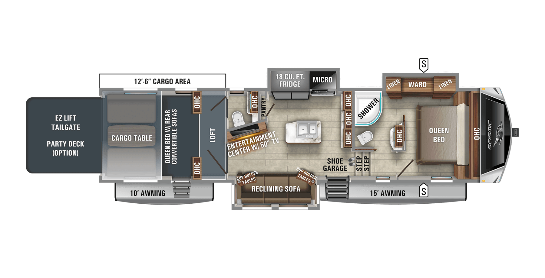 2020 Jayco Seismic Floor Plan