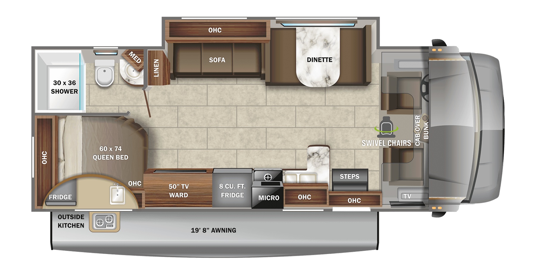 2022 Redhawk Class C Rv Best Value Jayco Inc Floorplans