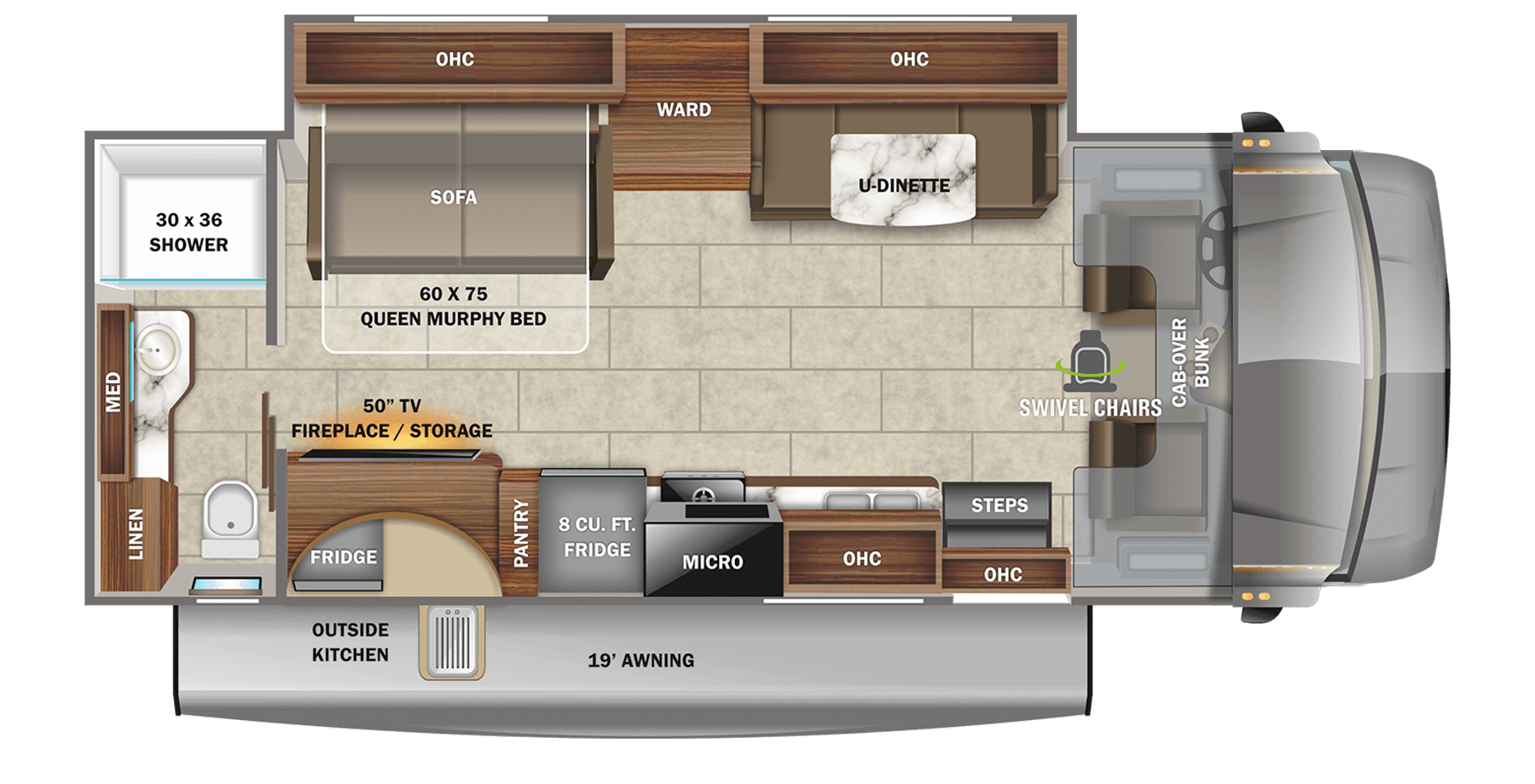 2022 Redhawk Class C Rv Best Value Jayco Inc Floorplans