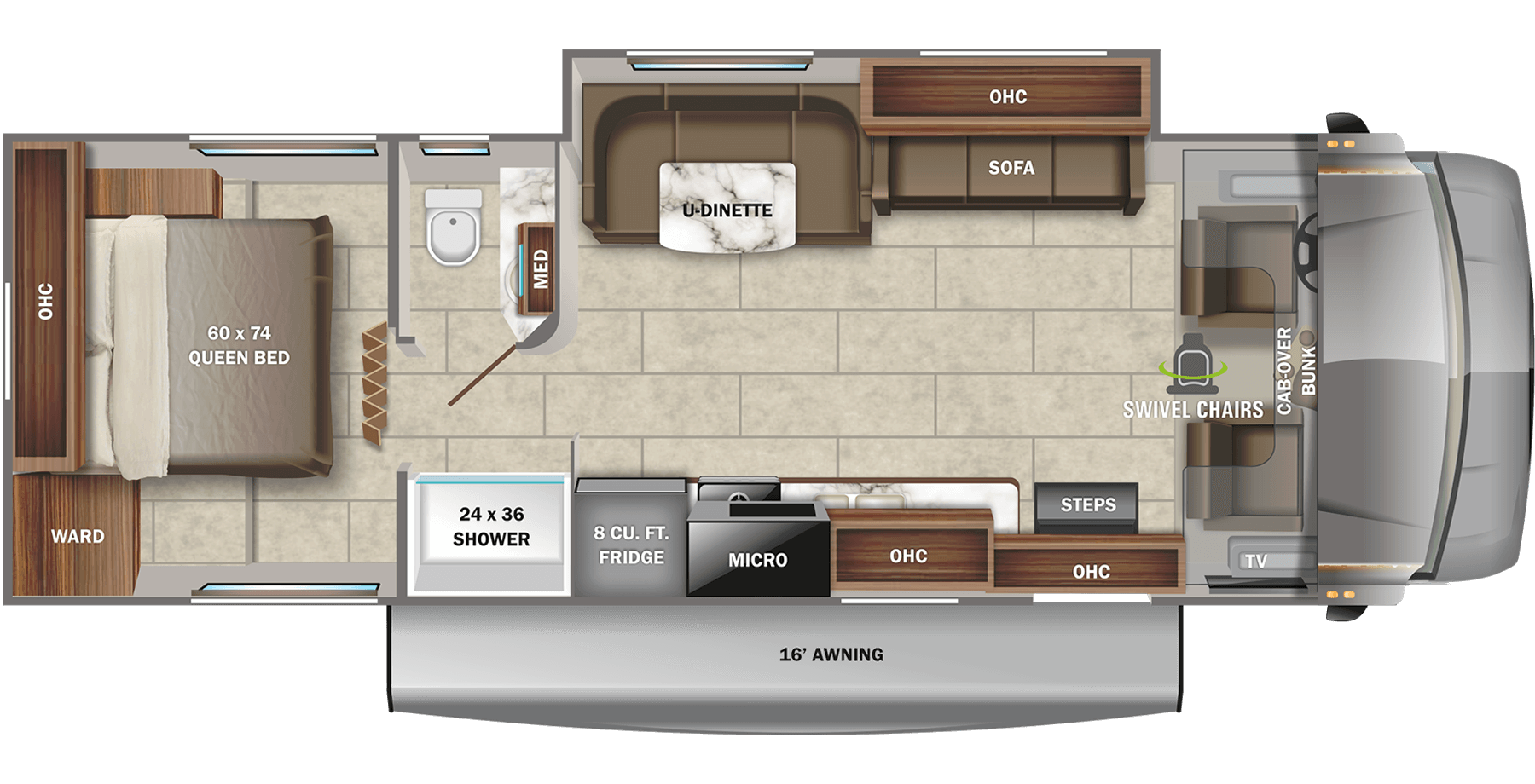 2022 Redhawk Class C Rv Best Value Jayco Inc Floorplans