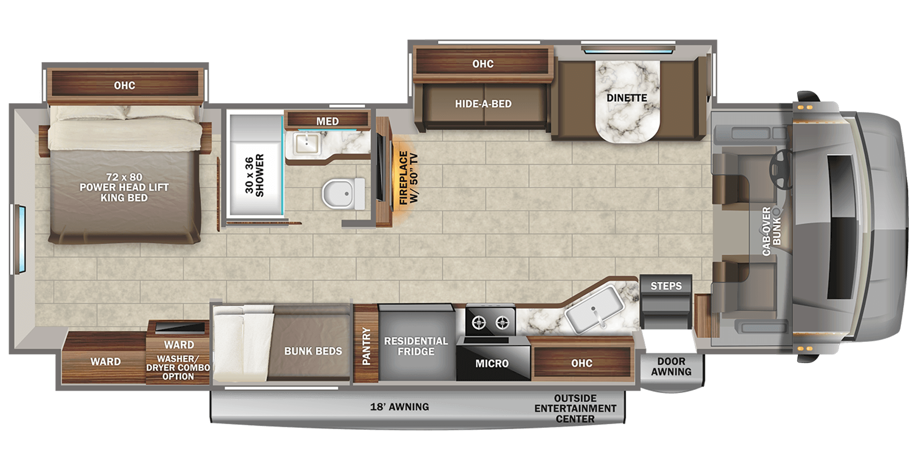 2022 Seneca Super Class C Rv Jayco Inc Floorplans