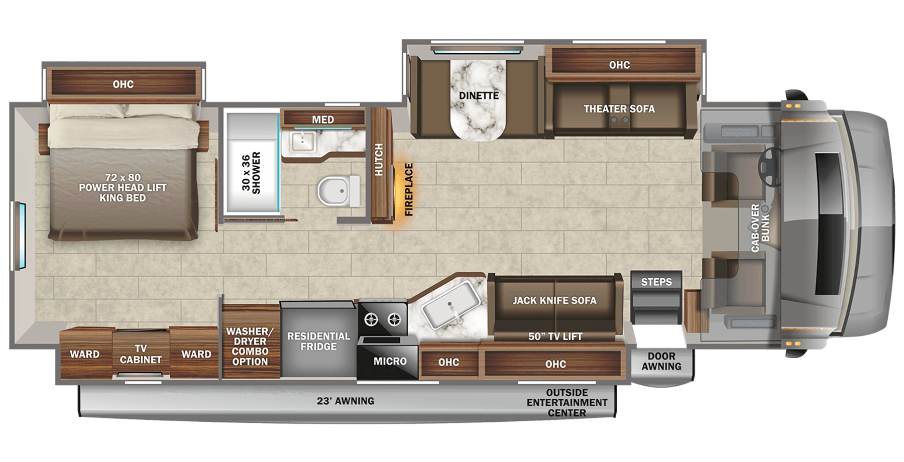 2022 Seneca Super Class C Rv Jayco Inc Floorplans