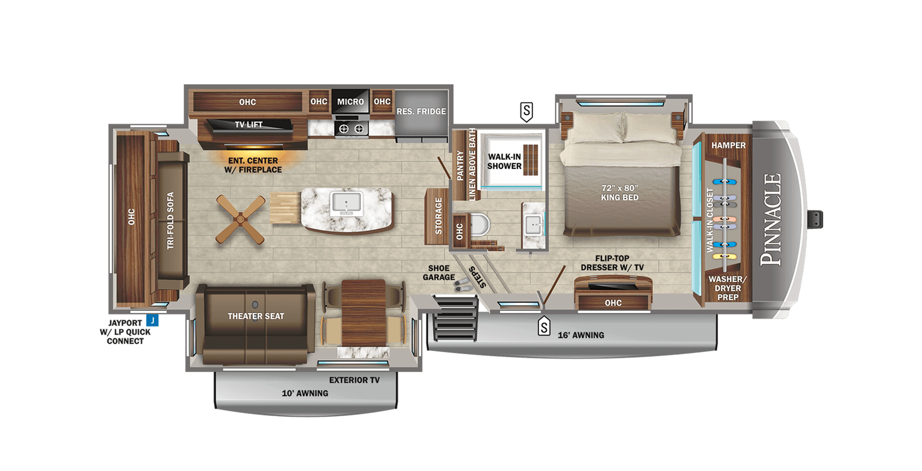 floor plans for jayco 5th wheels