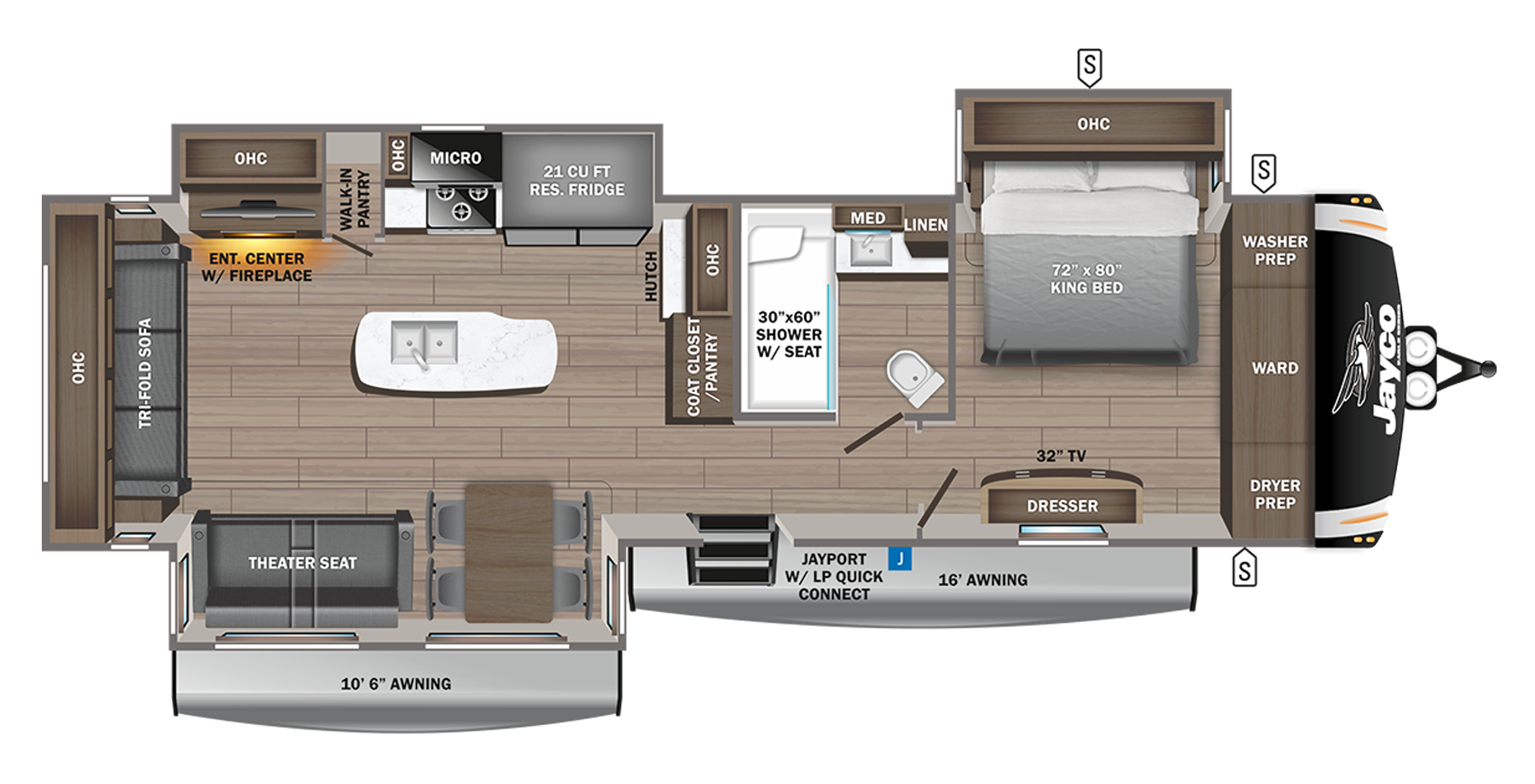 Travel Trailer Floor Plans