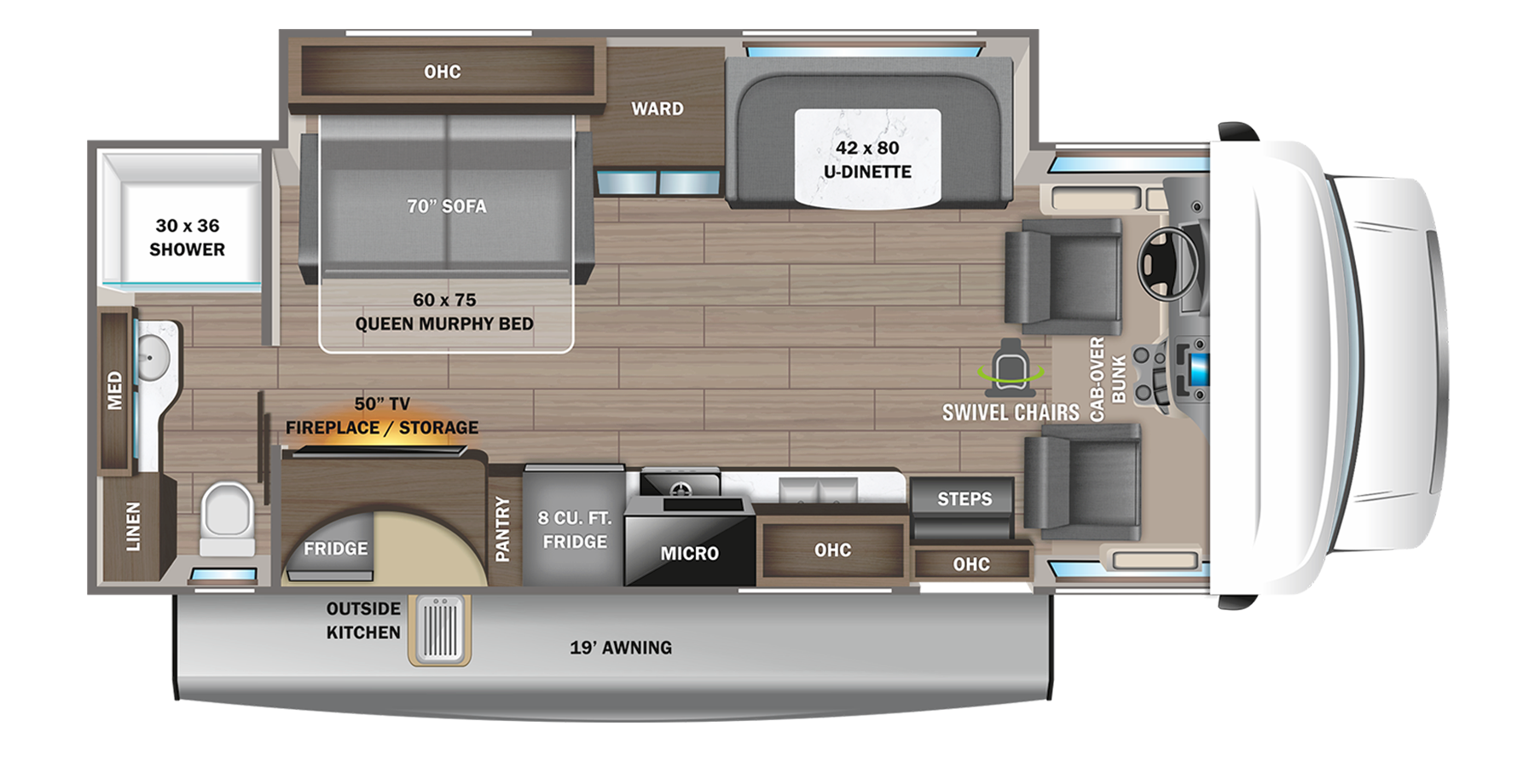 2023 Redhawk Class C Rv Best Value Jayco Inc Floorplans