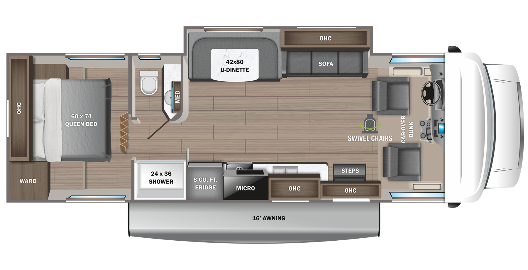 2023 Redhawk Class C Rv Best Value Jayco Inc Floorplans