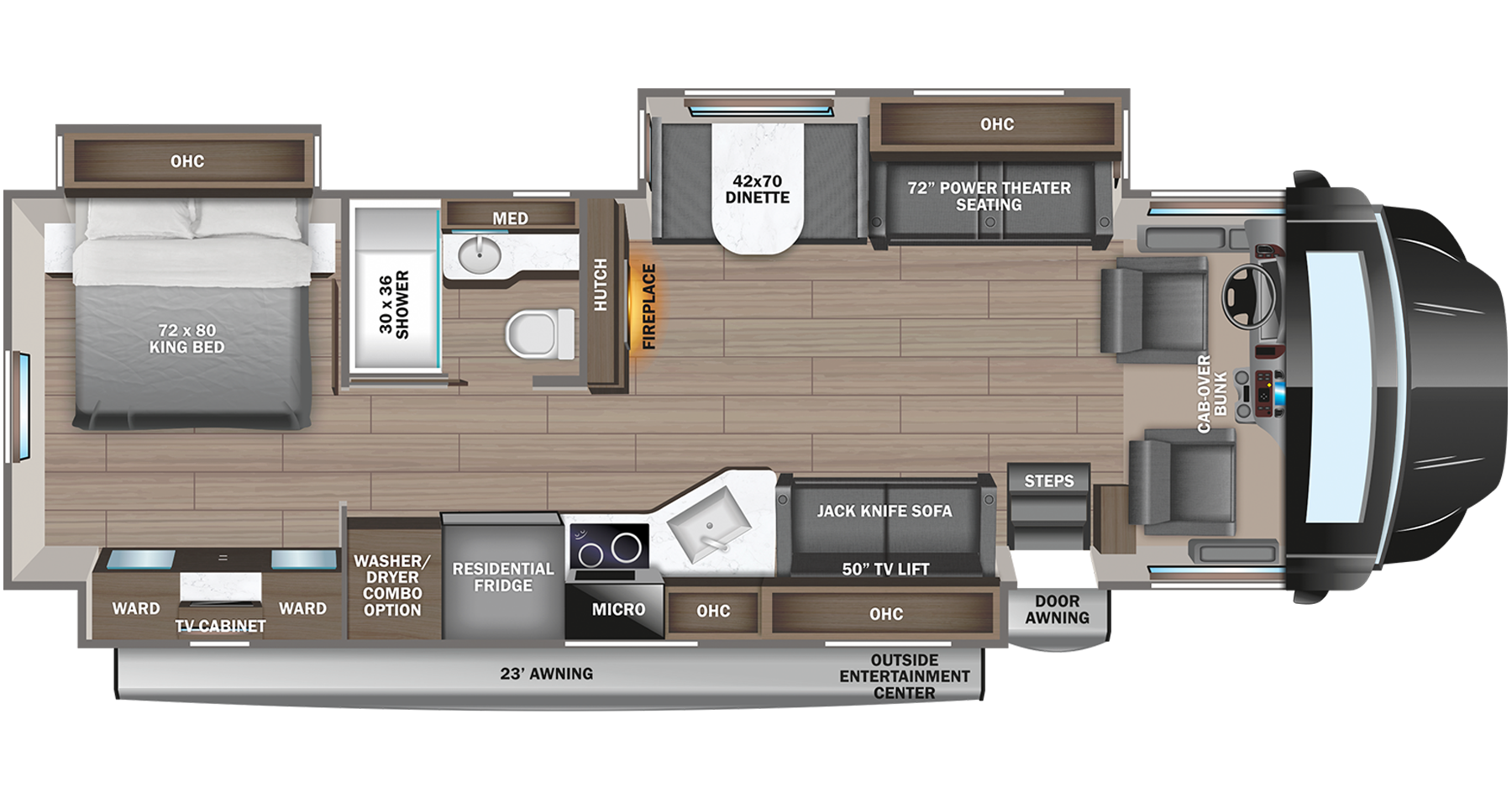 Jayco Seneca Class C Motorhome Floorplans Large Picture Floor Plans ...