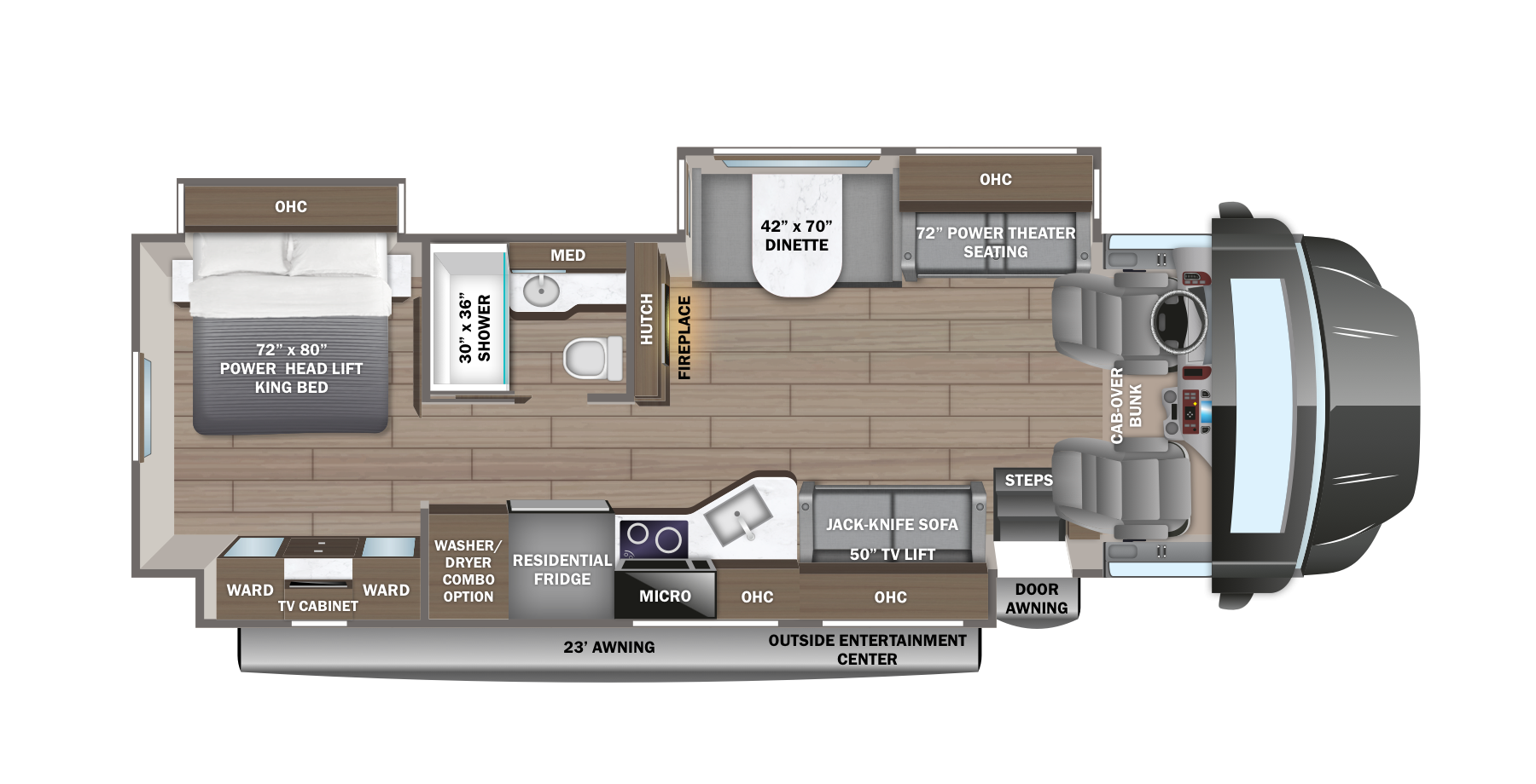 2024 Seneca Super Class C Rv Jayco Inc Floorplans