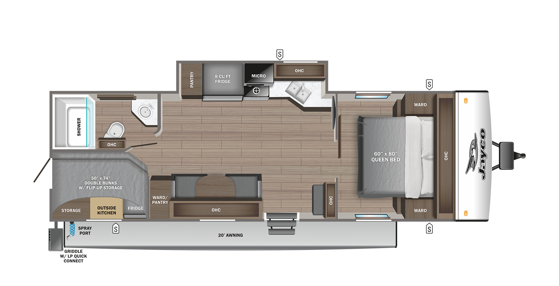 2024 Jay Feather 22BH Jayco, Inc