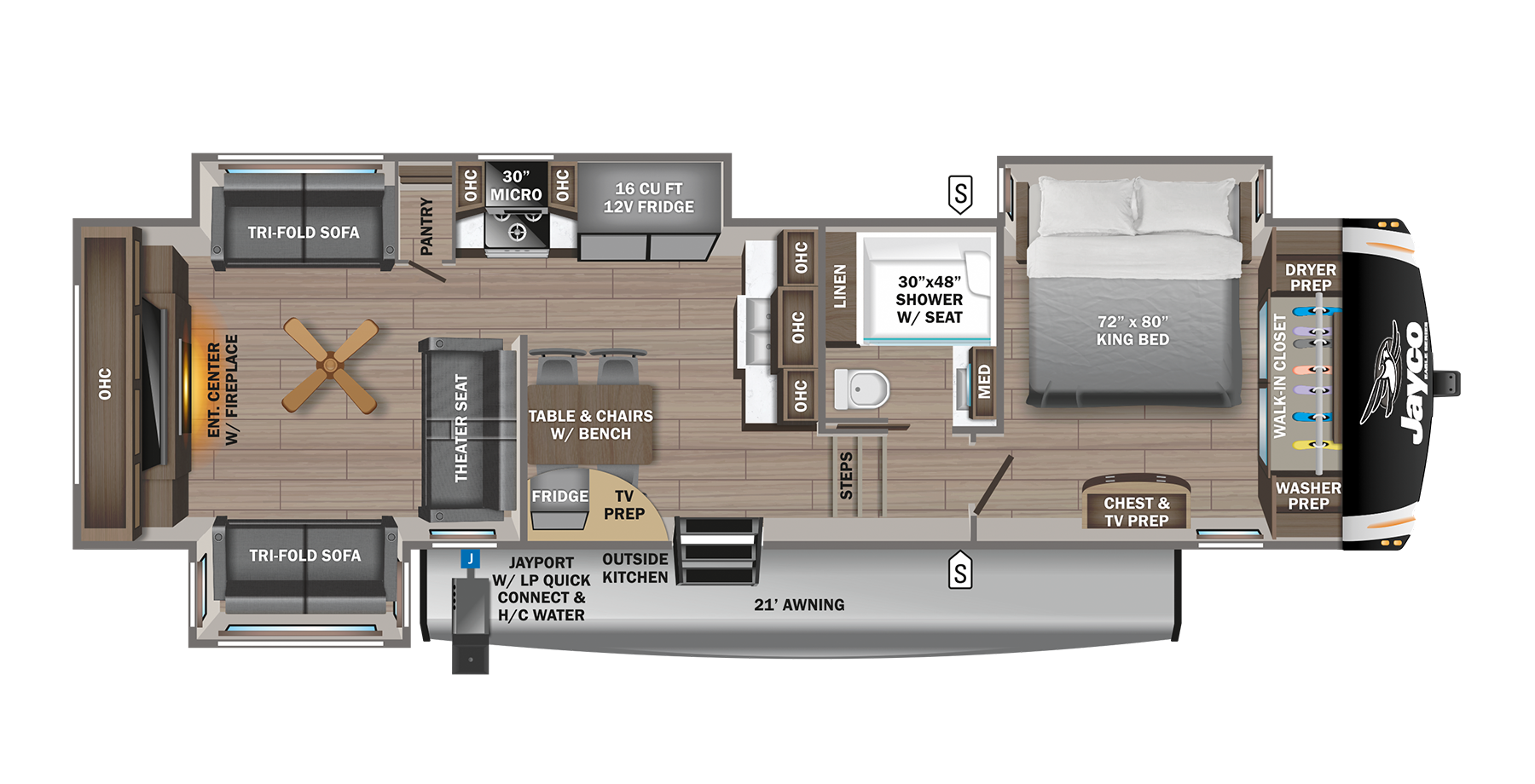 2024 Eagle Fifth Wheel - 335RDOK | Jayco, Inc