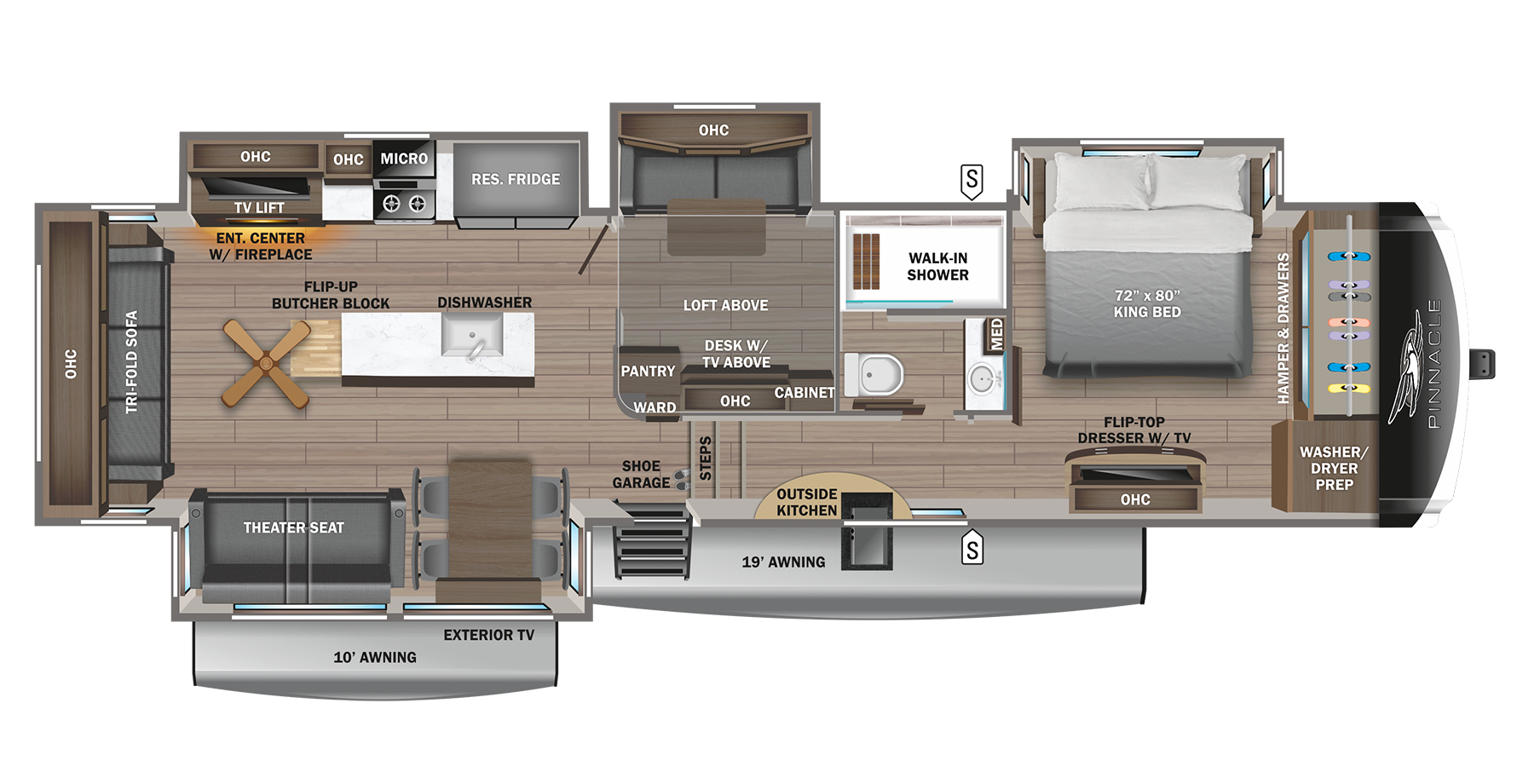 2025 Pinnacle Fifth Wheel 37MDQS Jayco, Inc