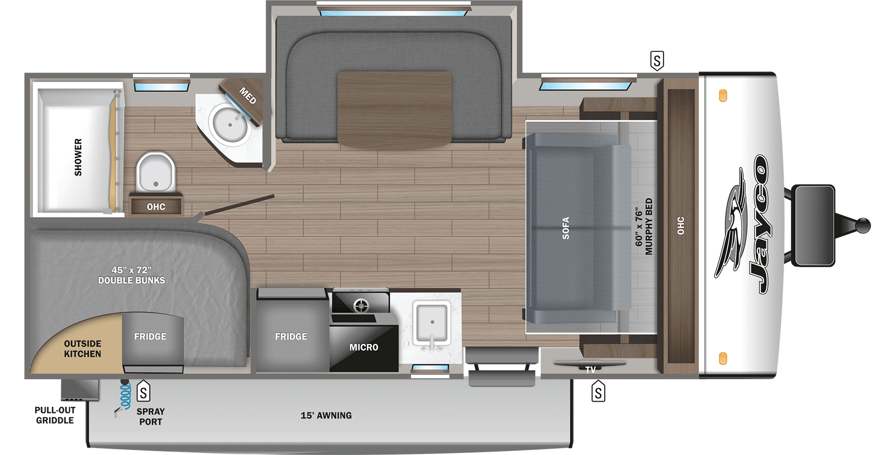 2025 Jay Feather Micro - 199MBS | Jayco, Inc