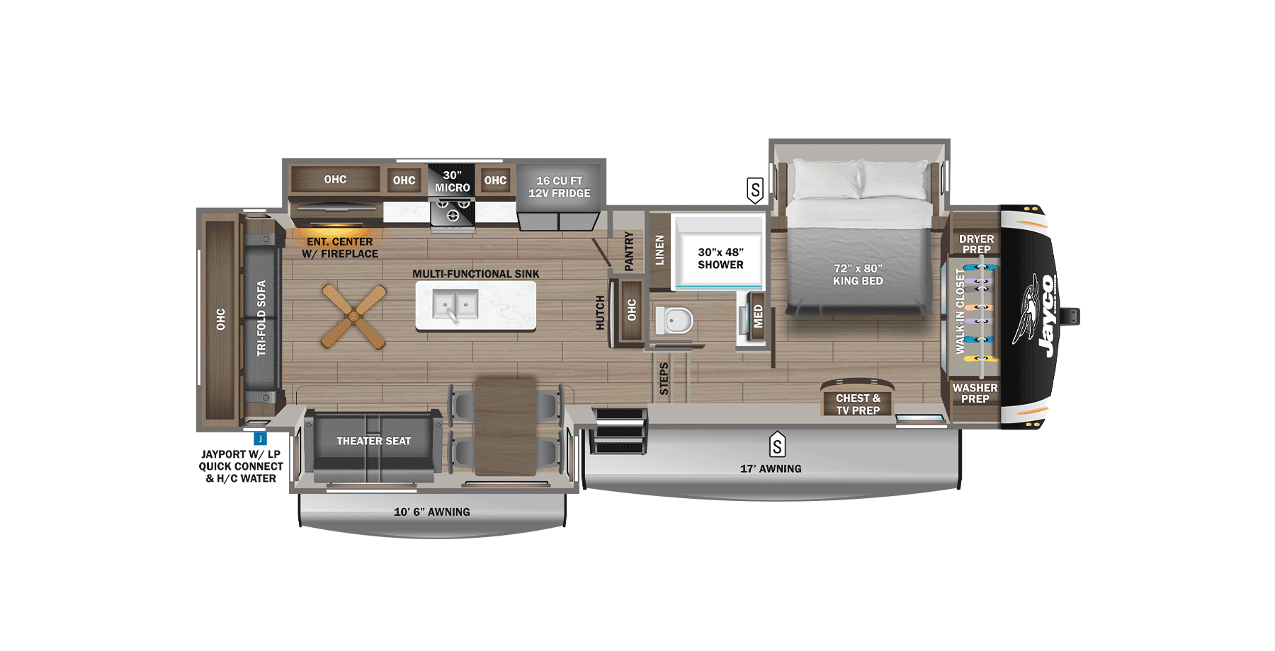 2025 Eagle Fifth Wheel 321RSTS Jayco, Inc