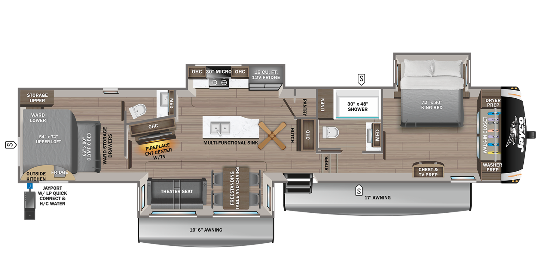 2025 Eagle Fifth Wheel 360DBOK Jayco, Inc