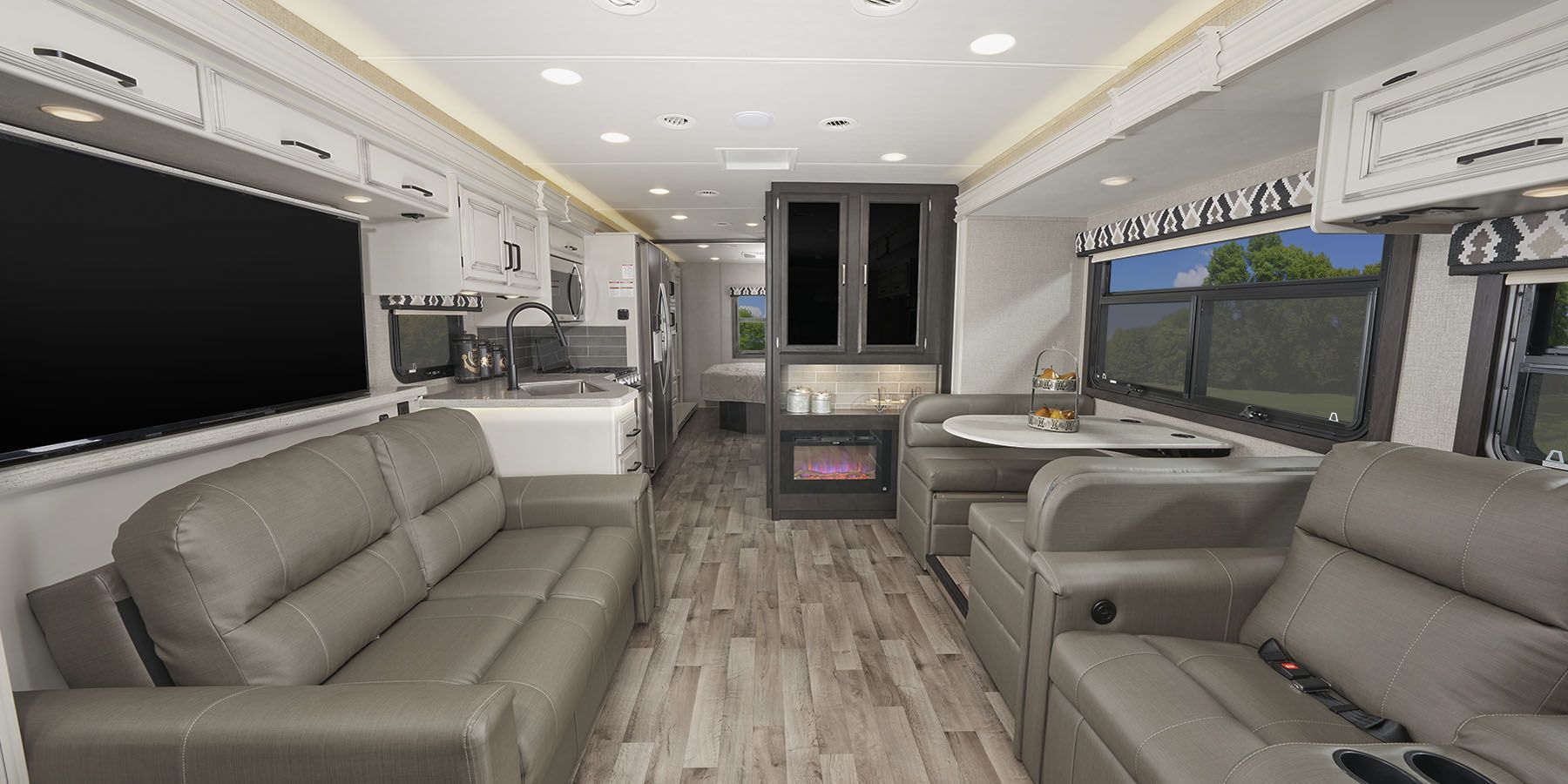 2021 Precept Mid Size Class A Rv, Class A Rv With King Size Bed