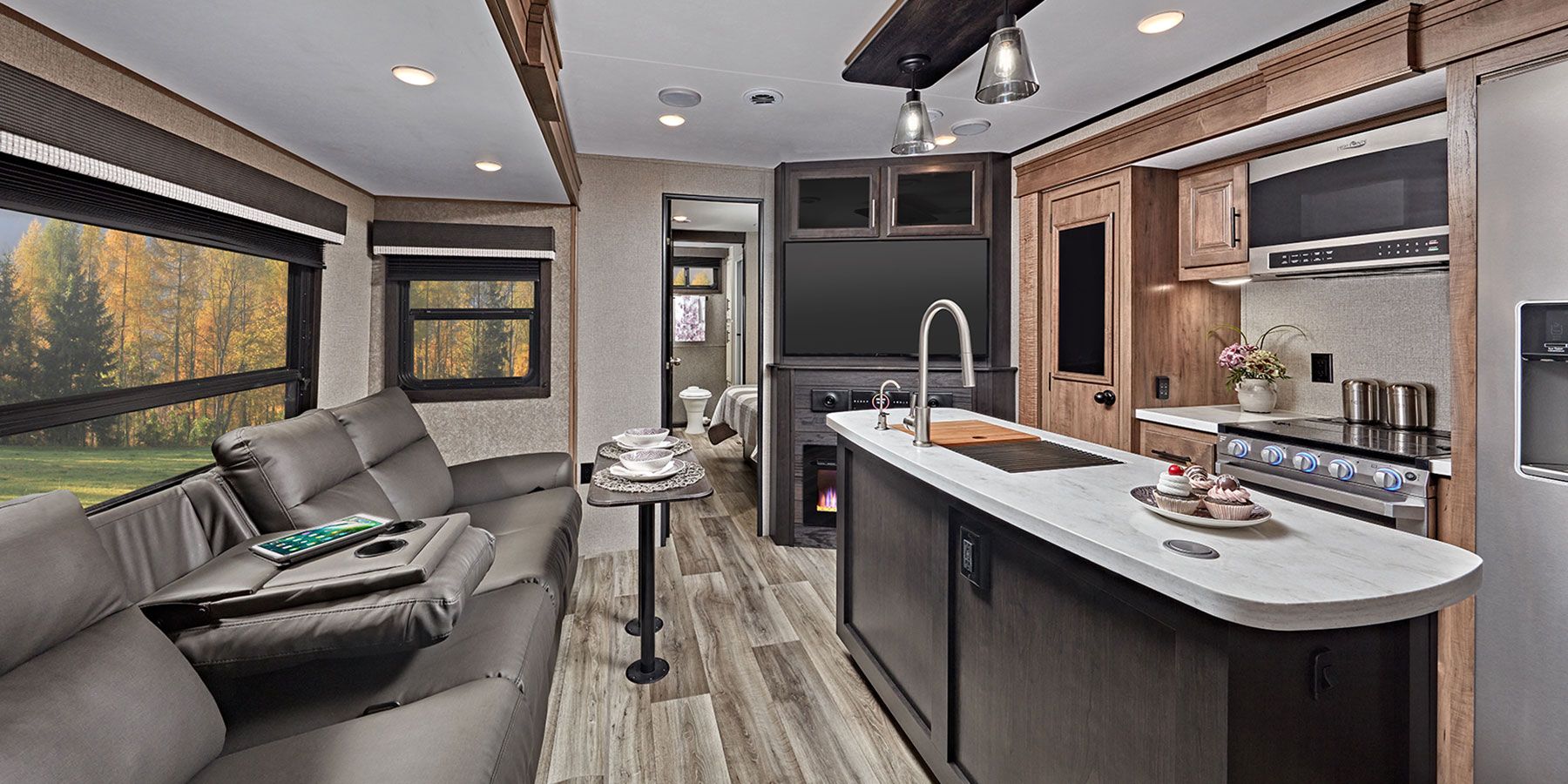 luxury travel trailers for sale near me