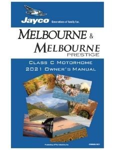 2021 Melbourne/Melbourne Prestige Owner's Manual