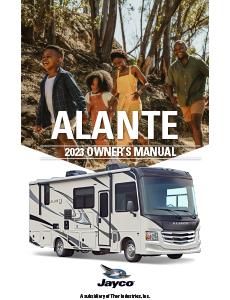 2023 Alante Owner's Manual