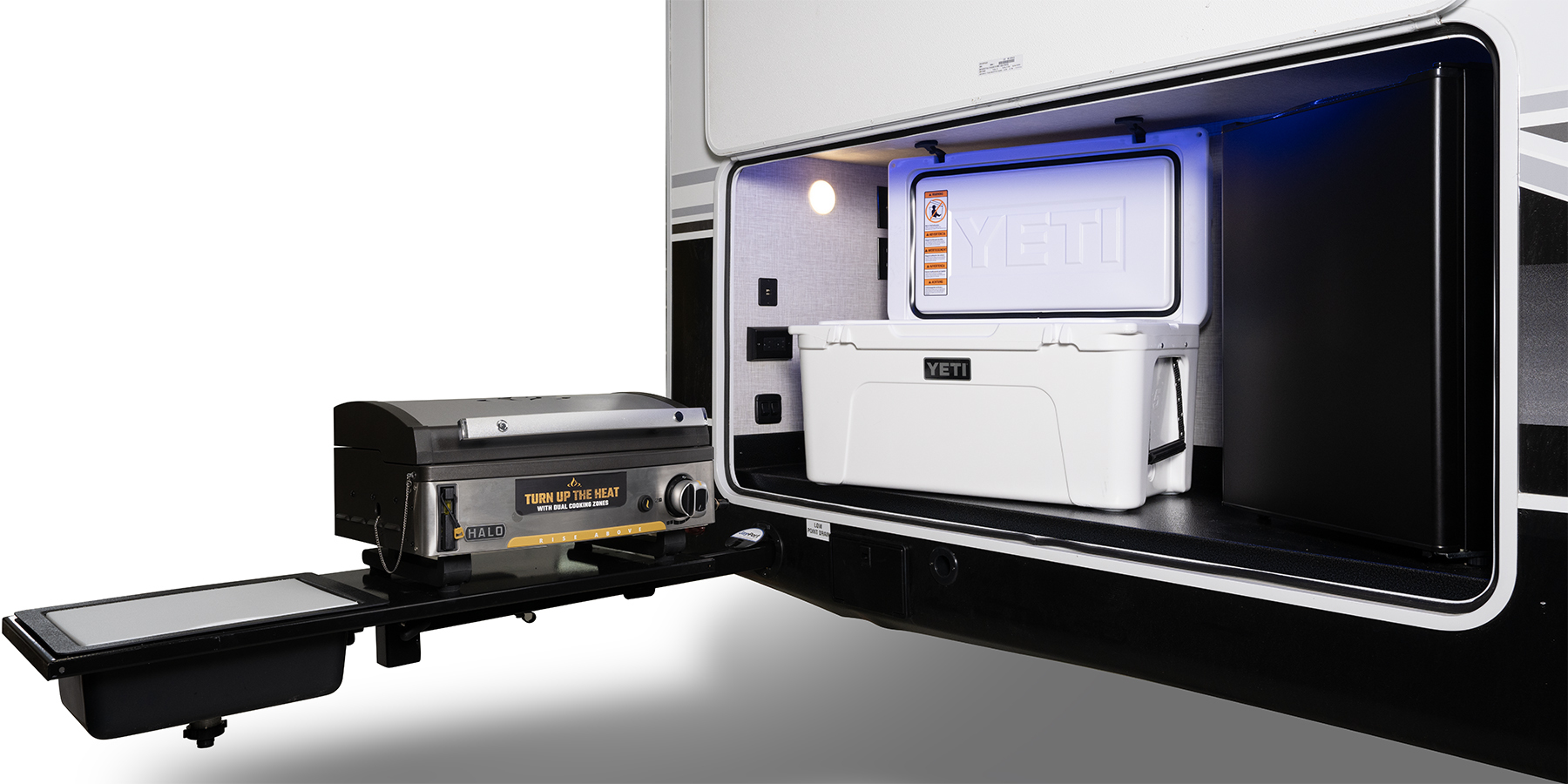HALO Outside Griddle with Deep Sink for JayPort System
