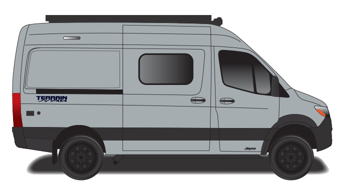 Standard Blue-Grey Van