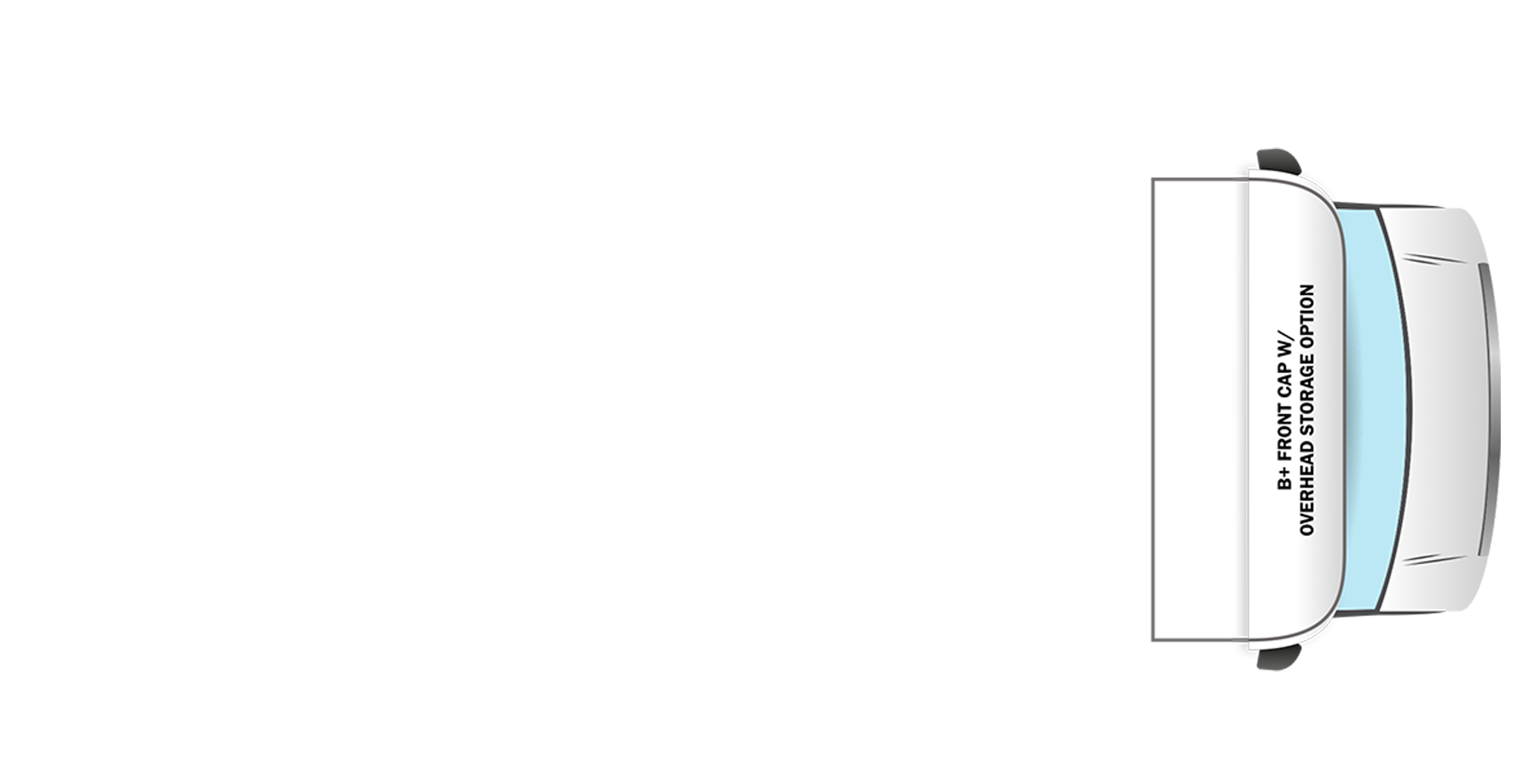 B-Plus Front Cap with Overhead Storage