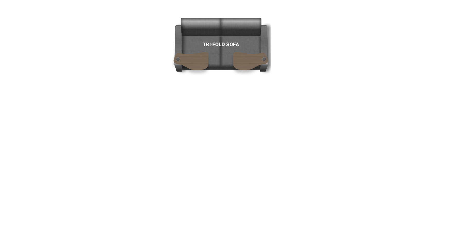 Tri-Fold Sofa