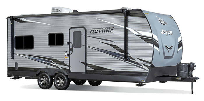 octane toy hauler travel trailer