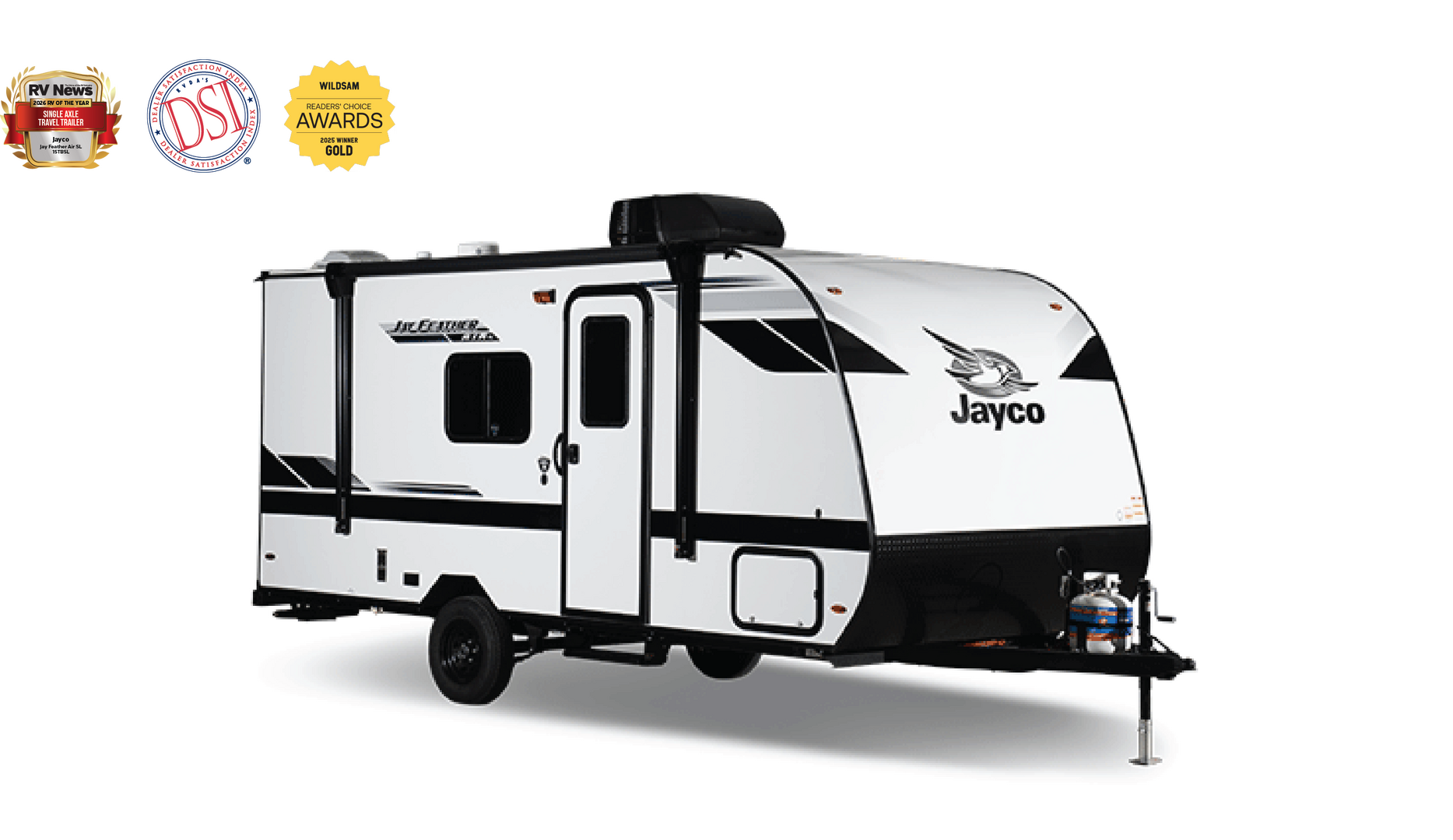 Jayco Jay Feather Air SL lightweight travel trailer exterior