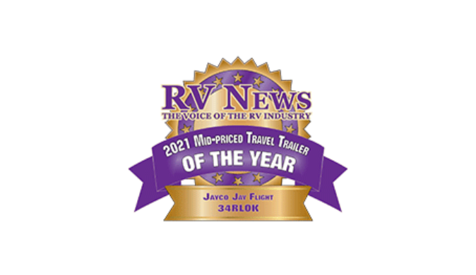 Mid-Priced Travel Trailer of the Year by RV News